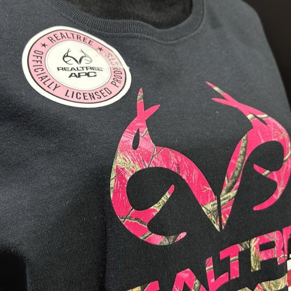 Realtree APC short sleeve deer antler logo graphic short sleeve 100% cotton Tee - Picture 2 of 9